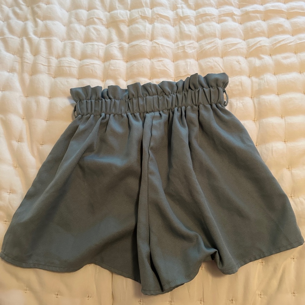 SHEIN Blue High Waist Shorts